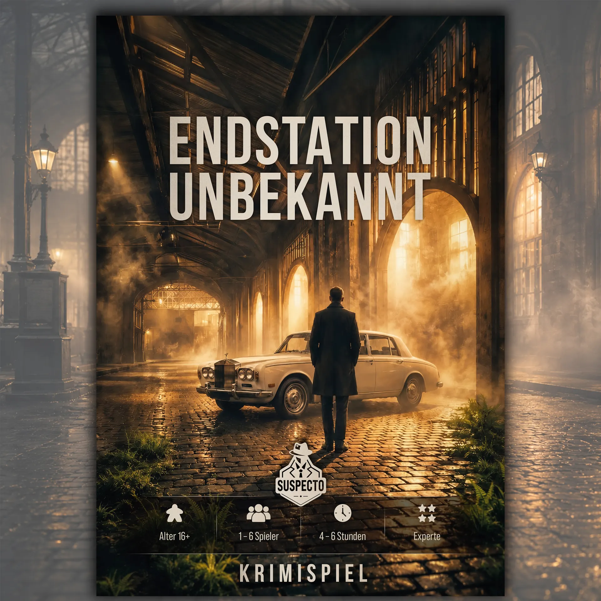 Endstation Unbekannt: Nahaufnahme der Spielbox