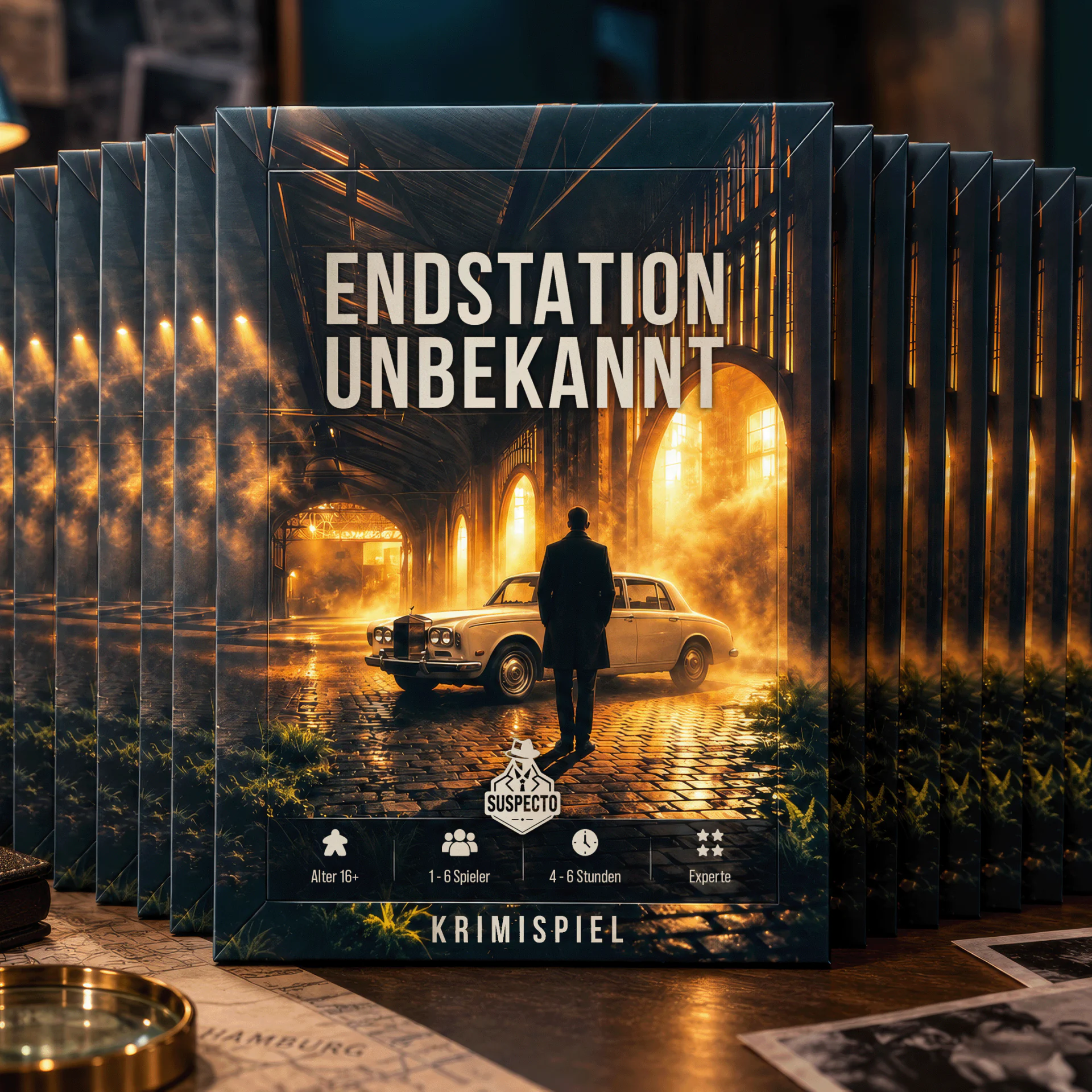 Endstation Unbekannt: die Spielbox für euren Krimiabend