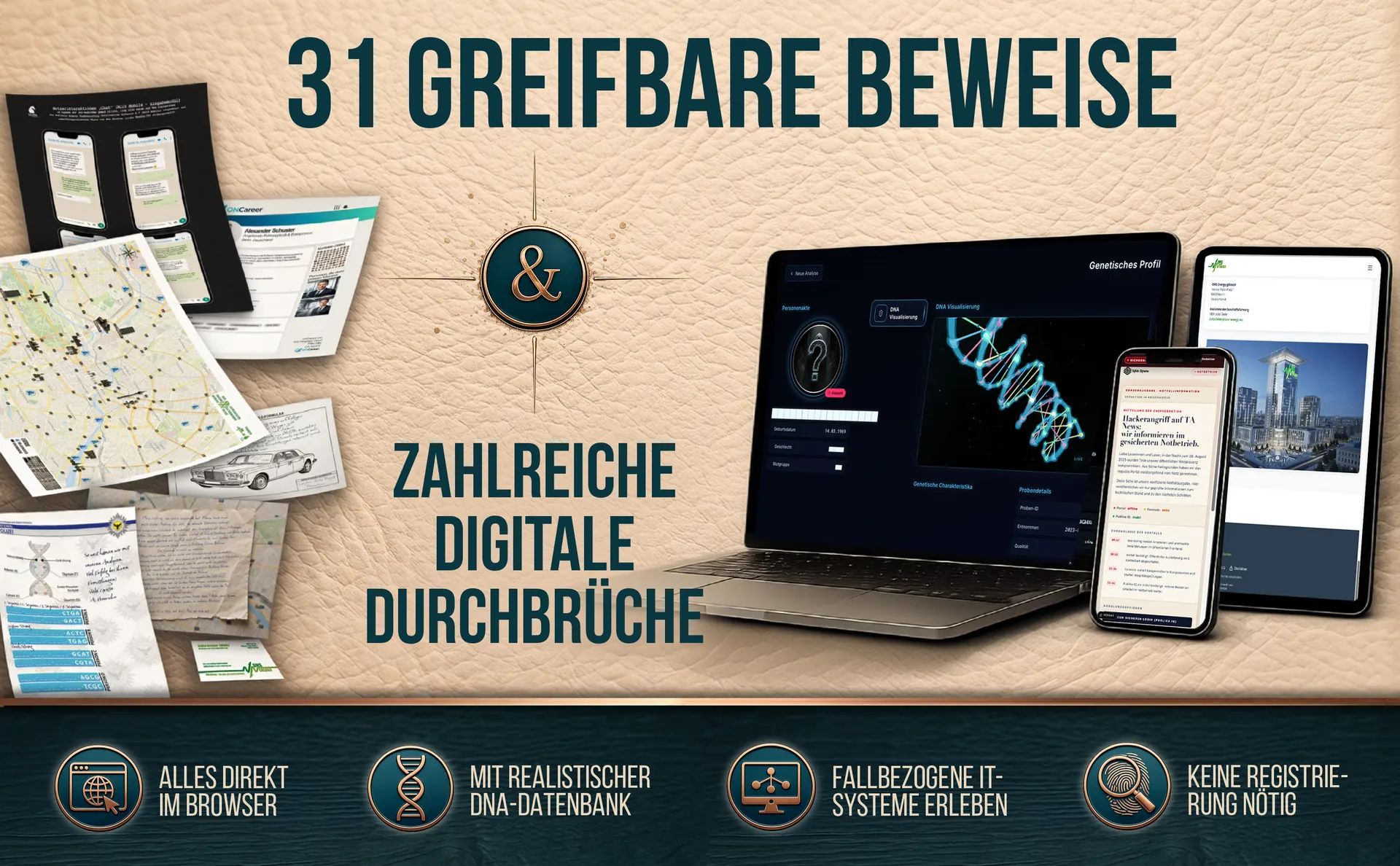31 greifbare Beweise und digitale Ermittlungen im Browser