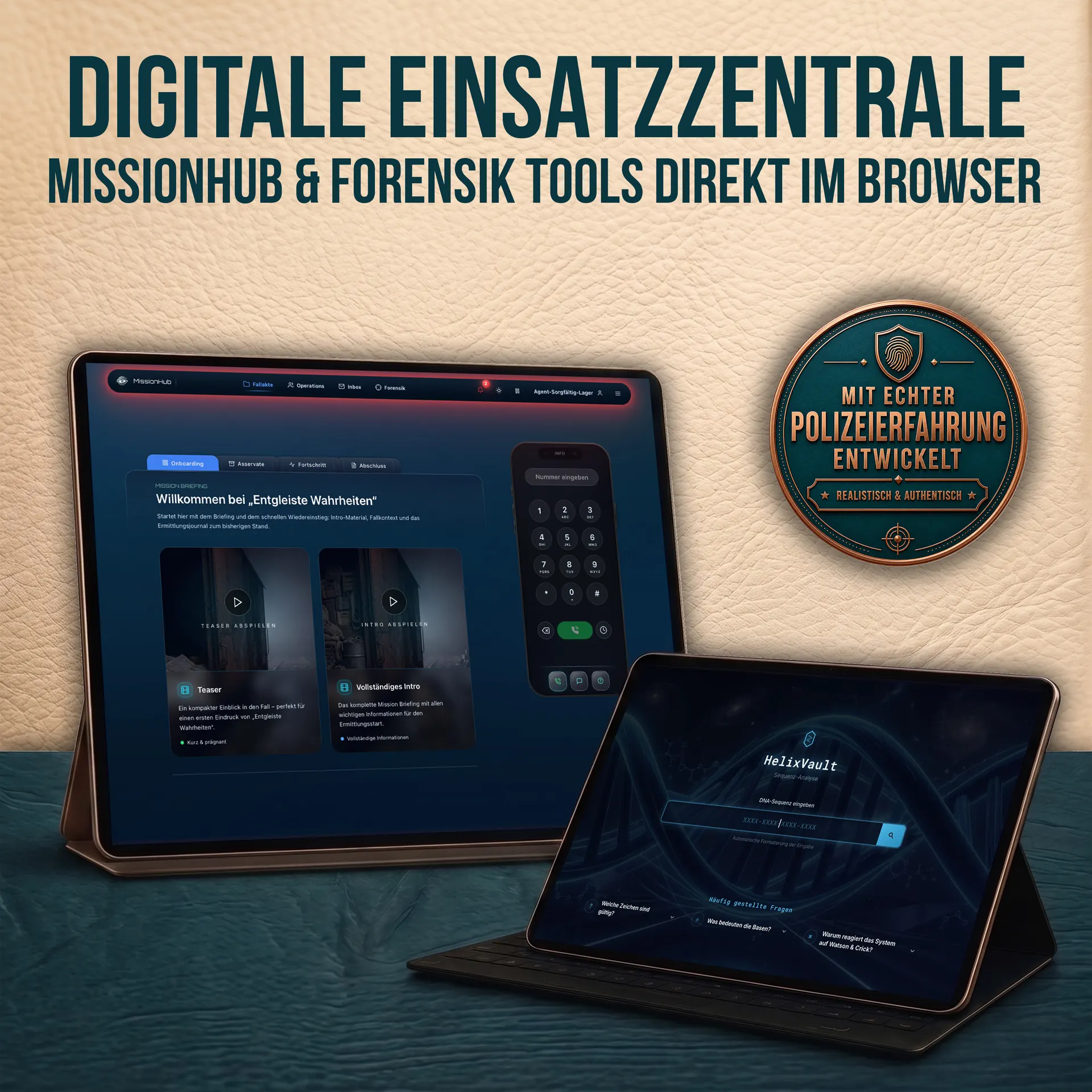 MissionHub und digitale Forensik direkt im Browser